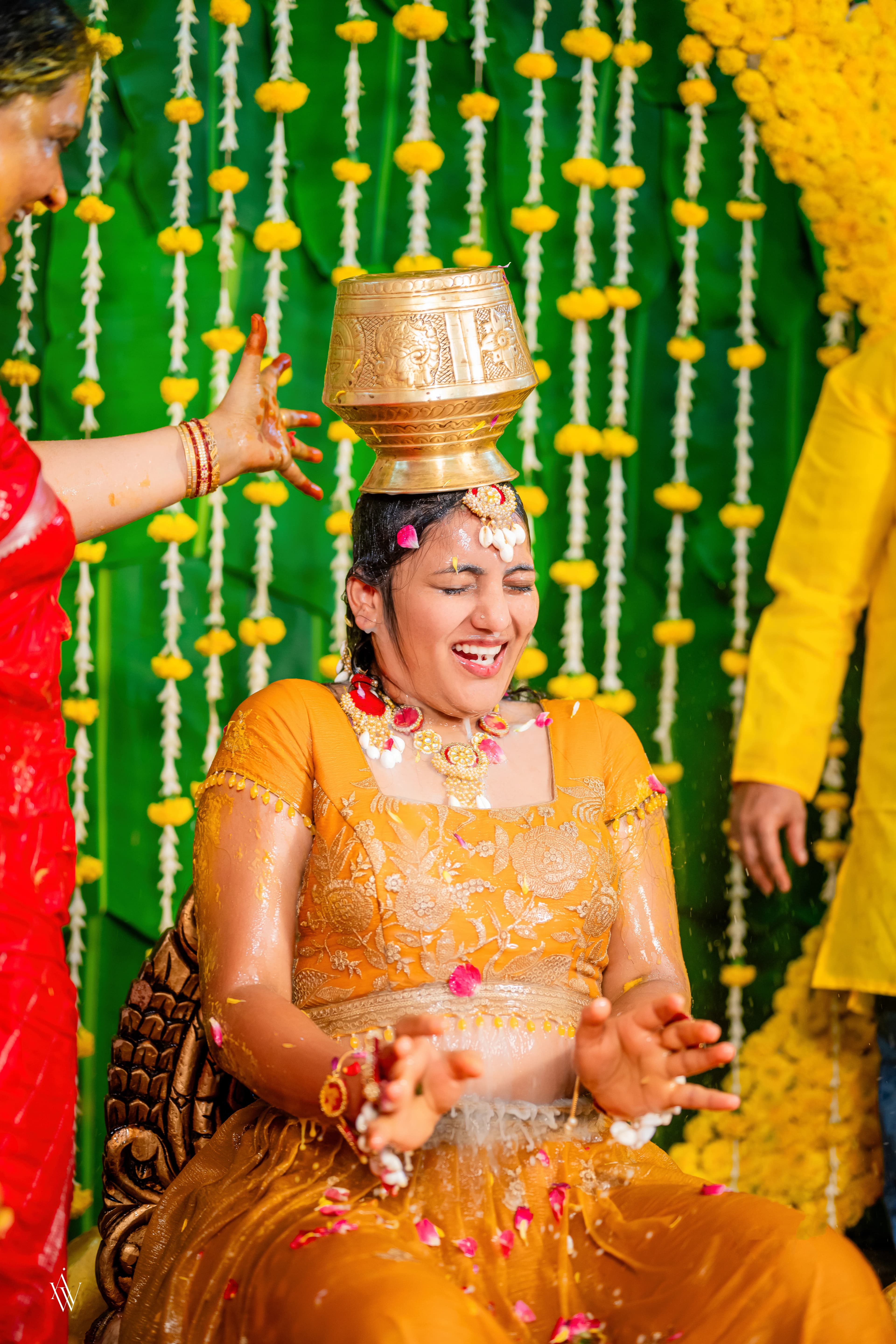 Haldi wedding photograph