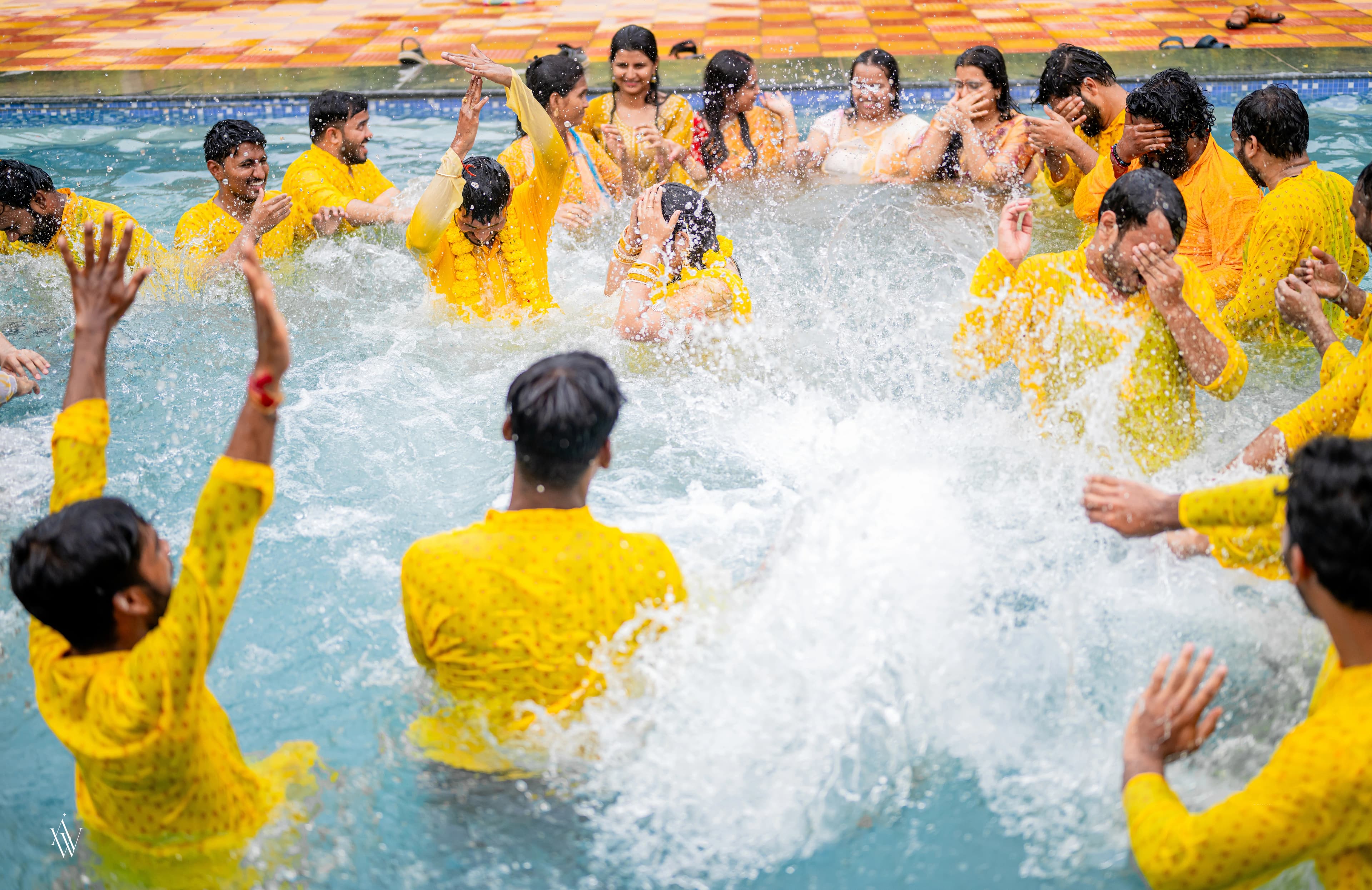 Haldi wedding photograph