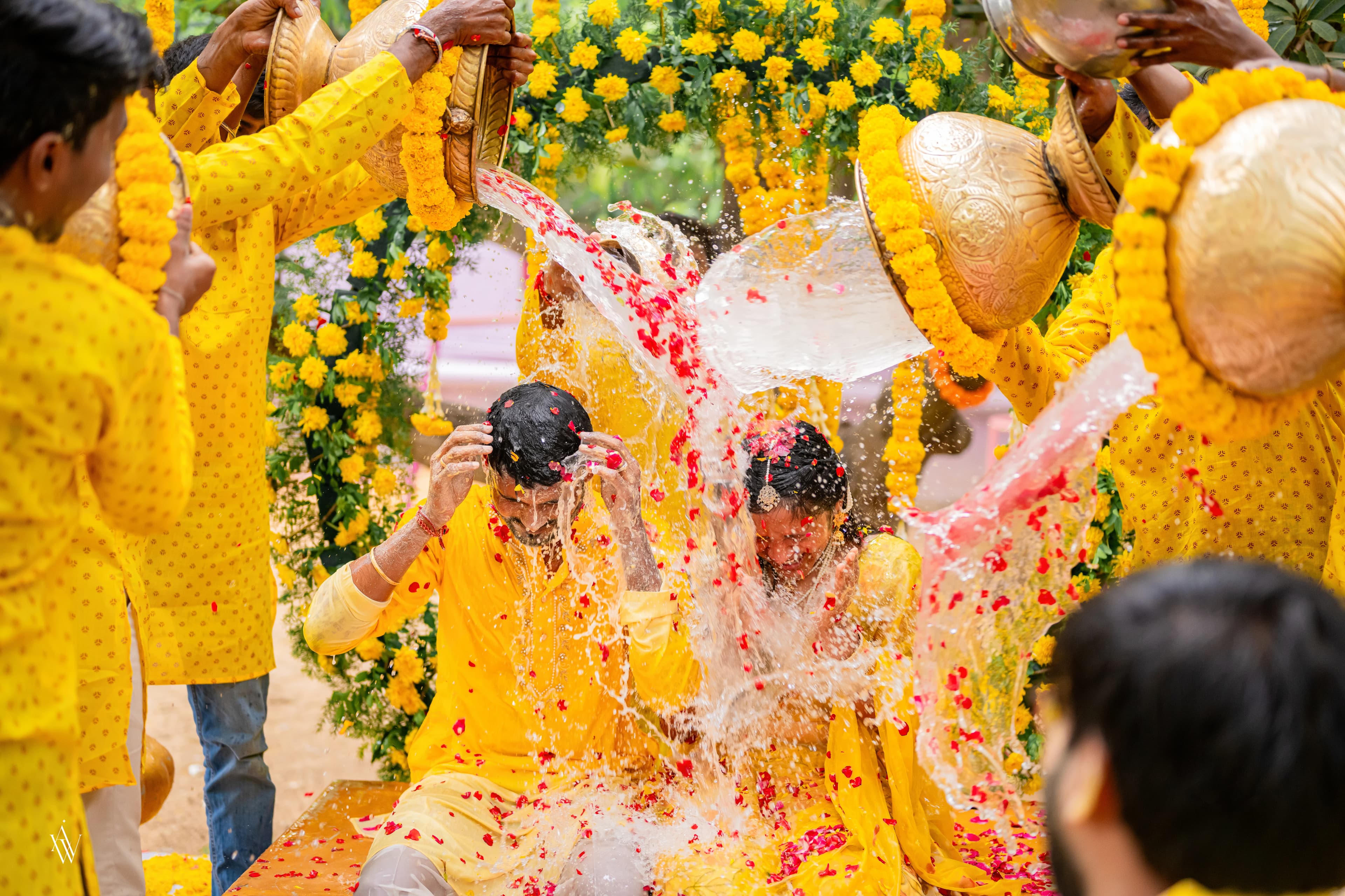Haldi wedding photograph